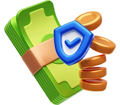 icon money and coins and trusted