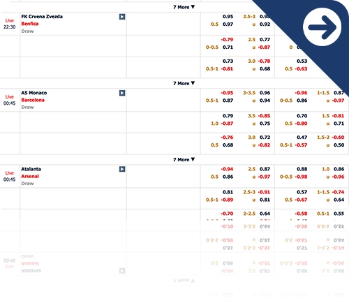 sports betting gameplay